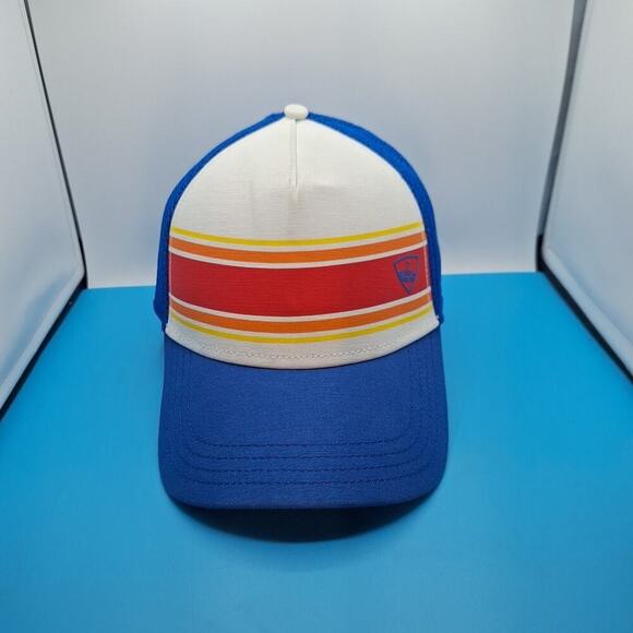 Callaway Golf Red White Blue Trucker Style Snapback Hat Cap Cotton - Picture 1 of 8